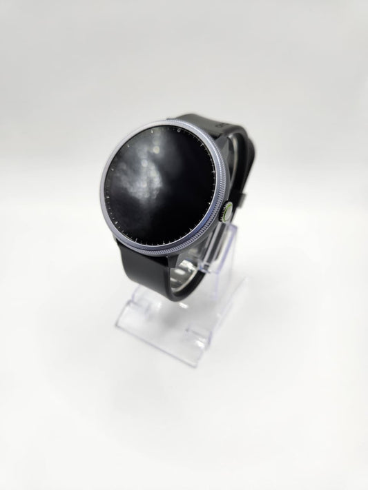 Oraimo SmartWatch Classique – Écran Tactile Rond, Bracelet Silicone Noir